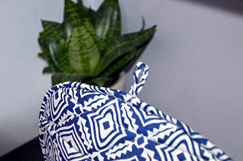 Image of Mandala Tea Cozy Cover Hand Block Print Winter Tea Cozy Cotton Tea Kettle Warmer Pot Cover Hot Coffee Cover Handamde Kitchen D�cor (Same Color)