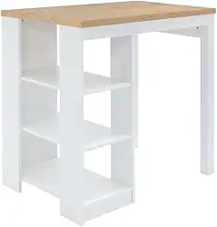 Bancada Cozinha Gourmet Ditália 3 Prateleiras Cd-1022 cor:branco