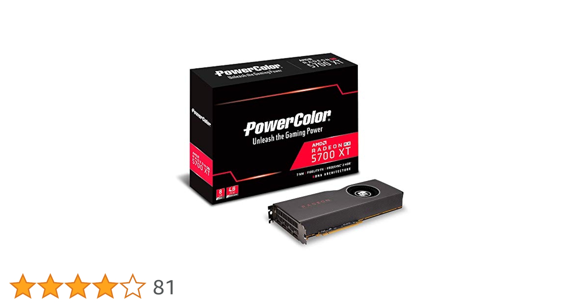 Amazon | PowerColor AMD Radeon RX5700XT 搭載 グラフィック