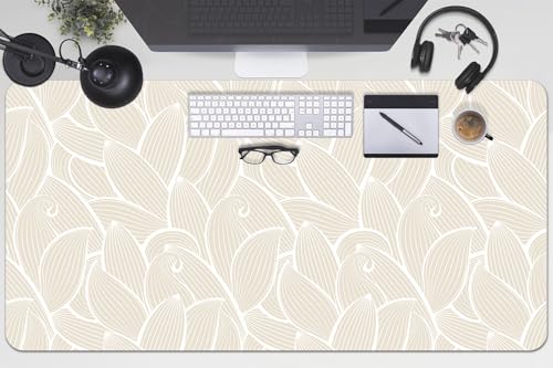 Sous-main de bureau 100x50 cm en vinyle PVC abstrait et imperméable pour table