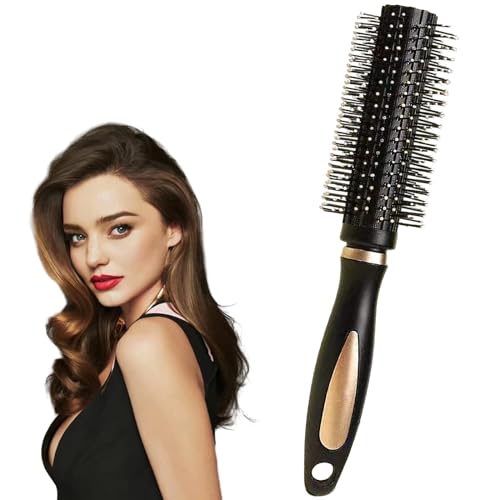 TYVOM Brosse à cheveux, brosse à cheveux ronde pour femme, brosse à cheveux professionnelle pour bouclage, séchage, coiffage, lissage et brillance