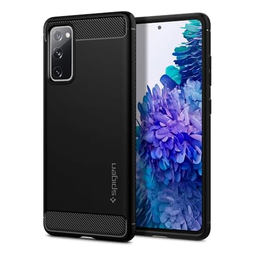 Spigen Robust militärskydd kompatibelt med Galaxy S20 FE – svart