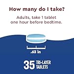 Nature Made Wellblends Sleep Longer, Melatonin 10mg, L theanine 100 mg, and GABA 100mg, Sleep Supplement, 35 Tri-Layer Tablets - Image 4