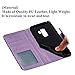 EYZUTAK Mandala Case for Samsung Galaxy S9, Premium Leather Flip Wallet Card Slots Magnetic Stand Protective Cover Ultra Slim Case with Lanyard, Embossed Flip Cover-Purple