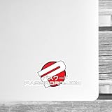 Password JDM Logo Red Sun Style Japanese Car Tuning Sticker Vinyl Decal Laptop Car Accessories 4.5 inch