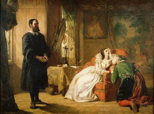 Lienzo John Knox de William Powell Frith, decoración de dormitorio 60x90cm 1