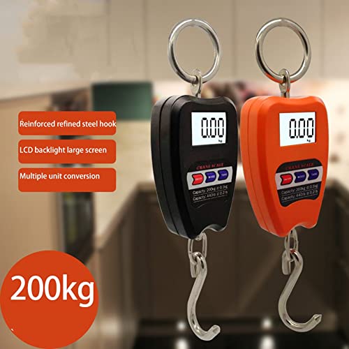 Báscula digital industrial mini 200Kg naranja miniatura 7