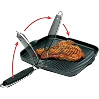 Algopix Similar Product 14 - Starfrit Grill Pan 10x10 wFoldable