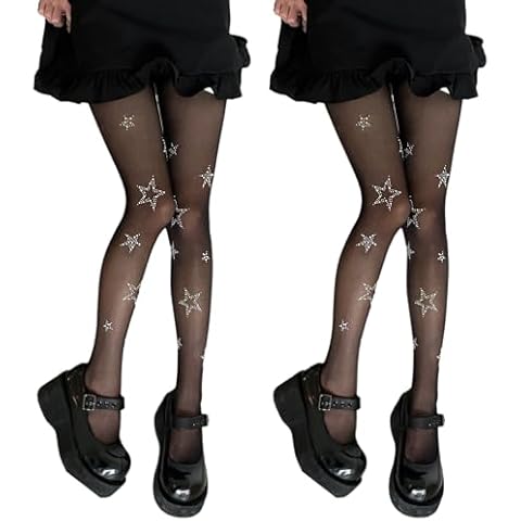 LFCFBH Women's Sparkly Star Tights Set Cover