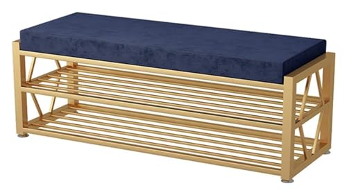 Banc d'entrée résistant en fer pour en finir avec le désordre
