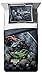 Jay Franco Monster Jam Slash 7 Piece Full Bed Set - Includes Reversible Comforter & Sheet- Bedding Features Grave Digger & Megalodon-Super Soft Fade Resistant Microfiber(Official Monster Jam Product)