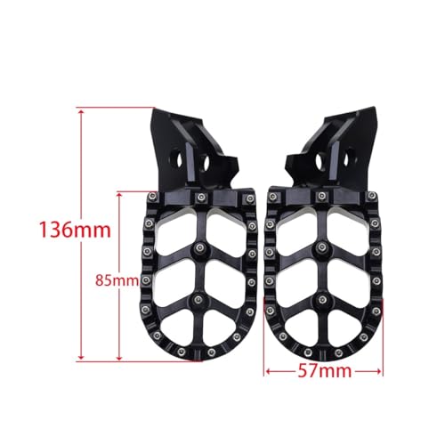 Support de repose-pieds moto universels antidérapant pour Sur Ron - 3