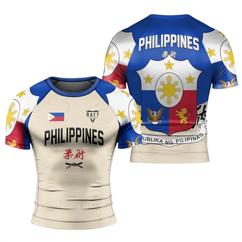 BATTLEGEND Legacy Men's Short Sleeve Rash Guard for BJJ