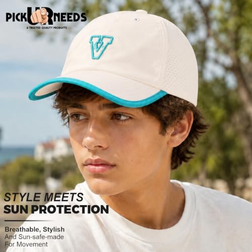 Image of Pick Ur Needs Unisex Sports Baseball Cap Breathable Quick-Dry Summer Cap with Adjustable Strap