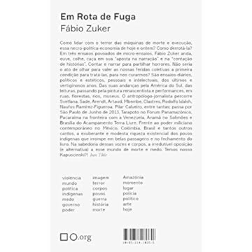 Capa do livro Em rota de fuga: Ensaios sobre medo, violência, escrita
