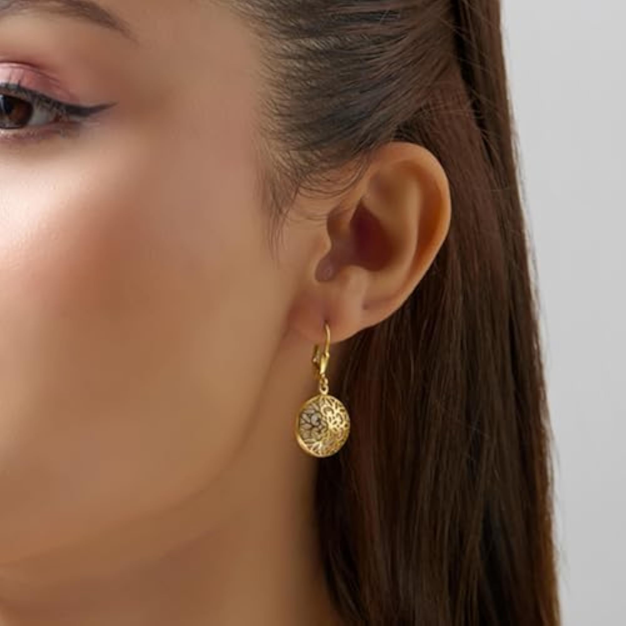 BIS Hallmarked Designer Drop & Dangle Leverback Earrings for Women