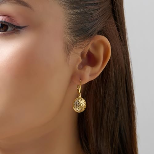 Image of TRUESILVER ACPL 925 Sterling Silver BIS Hallmarked Designer Drop & Dangle Leverback Earrings for Women