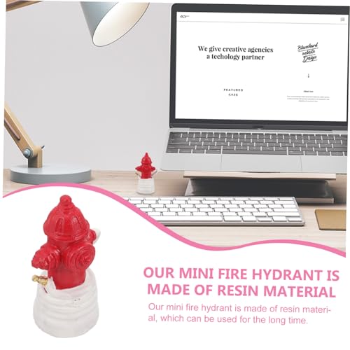Bouche d'incendie de jardin miniature pour ornement et micro paysage