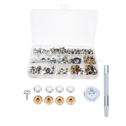 Boutons de bâche inox kit vis de fixation pour toile de bateau et bâche de protection extérieure