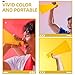 Sosoport 2pcs Cheer Megaphone Noisemaker Toy for Parties Fans and Sports Events Yellow Cheering Horns for Show Performances Party Favors