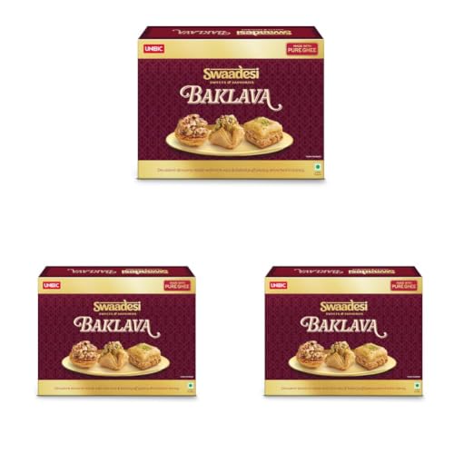 Image of Unibic Swaadesi Assorted Baklava Box | 200 gm| Gift Box (Pack of 3)