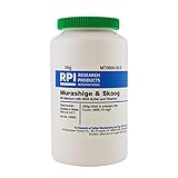 Murashige & Skoog Medium with MES Buffer and Vitamins, 245 Grams of Powder, Makes 50 Liters of Solution