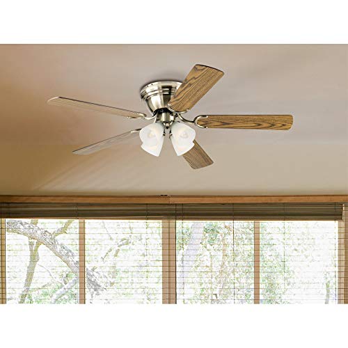 Westinghouse Lighting 7232200 Contempra Iv Indoor Ceiling Fan With Light, 52 Inch, Brass #TOP5