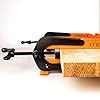 O'SKOOL Pressure Panel Clamps (2-Pack) - 4-Way Pressure Steel Clamps for Cutting Boards, Tabletops, and Cabinet Making - Ideal for Flush Joints & Precision Woodworking Projects, CAV013