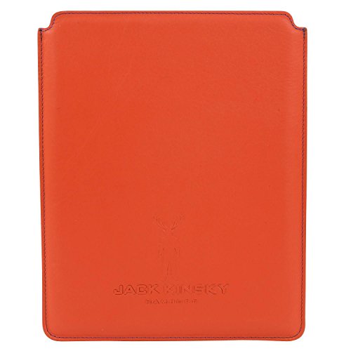 Preisvergleich Produktbild Jack Kinsky Leder Tablet Hülle 25,5 cm Orange