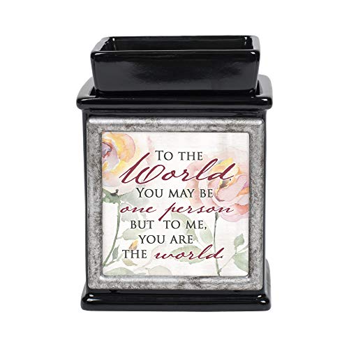 Elanze-Designs-You-are-The-World-Glossy-Black-Interchangeable-Photo-Frame-Candle-Wax-Oil-Warmer Elanze Designs You are The World Glossy Black Interchangeable Photo Frame Candle Wax Oil Warmer