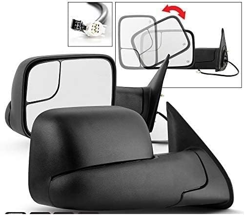 ACANII - Para Toyota Tacoma Pickup Truck 2005-2015 telescópica abatible de potencia de remolque de calor de remolque lateral de par de espejos disponible en Yaxa Mexico