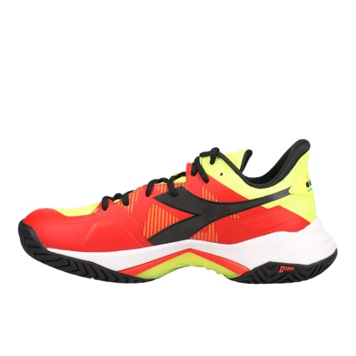 Image of Diadora Mens B.Icon 2 Ag Tennis Sneakers Shoes - Red, Yellow