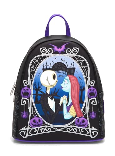 Loungefly The Nightmare Before Christmas Jack & Sally Mini Backpack – Hot Topic Exclusive Cosplay Collectible Bag