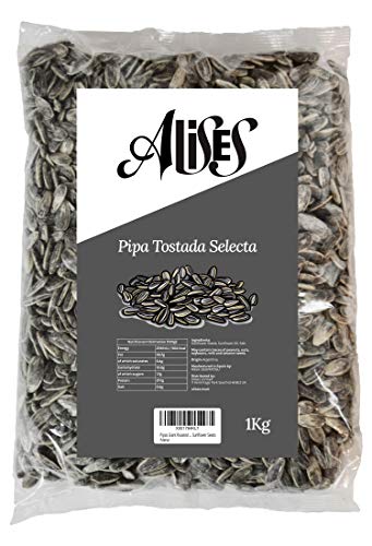Alises- Pipas Giant Roasted and Salted - Spanish Snack - Sunflower Seeds (1kg)