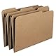 Smead 19834 Schnellhefter, 1 Verschluss, verstärkte 1/3-Schnittlasche, legale Größe, Kraftpapier, 50 Stück pro Box