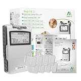 Med-Fit 3 Electroestimulador TENS y EMS - Dispositivo Médico Clase IIa para Dolor de Espalda, Ciática, Artritis, Rodilla, Hombro y Rehabilitación Muscular