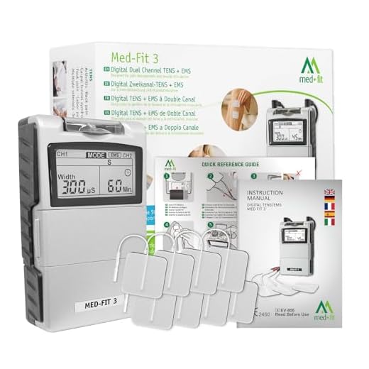 Med-Fit 3 - Dispositivo de electroestimulación (digital, dos canales)