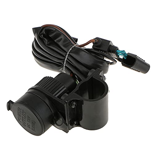MagiDeal Guidon de Prise Allume- 12V avec Support de Housse à Moto étanche