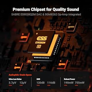 Fosi Audio SK02 DAC Amp Headphone Amplifier Desktop USB C to AUX Digital to Analog Audio Converter Adapter Preamp Optical to 3.5mm 4.4mm Balanced Combo for Home Audio System