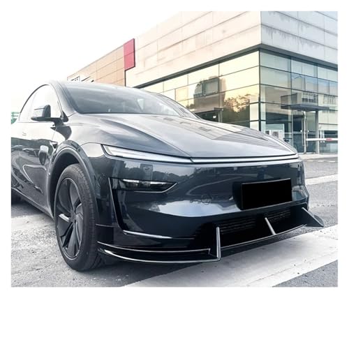 Alerón de parachoques frontal para Tesla Model Y 2024+ kit splitter labio 3