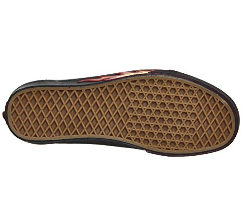 Vans Vans Men's Old Skool, (Flame Wall) Black/Black, Size 9