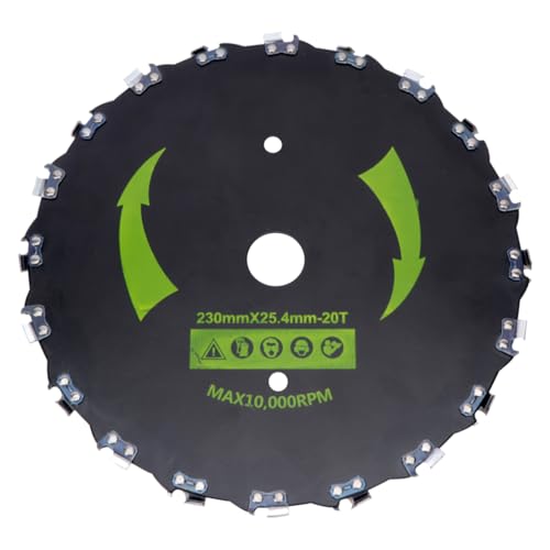 NULYLU 1個 芝刈り機の刃 電気チェーンソー ロボット芝刈り機 草取り部品 刈払機の刃 モアトリマーブレード 芝刈り機部品 除草機の刃 草刈り機の刃 芝刈り機トリマー Black