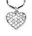 Produktbild STARREX Wunderschöne Halskette mit Herz-Anhänger (Strasssteine) Schöner Modeschmuck für Damen und Herren