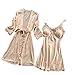 Produktbild Damen Perspektive Bademantel Dessous Frau Die Seide Spitze Robe Kleid Puppe Nachthemd Nachtwsche Kimono