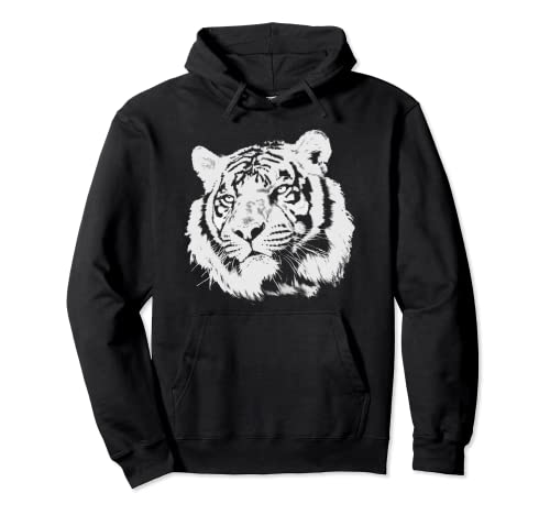 Majestic Tiger Face Furry Tiger Big Cat King Get Em 80s Sudadera con Capucha