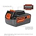 BLACK+DECKER 20V MAX 4Ah Lithium Ion Battery (LB2X4020-OPE)