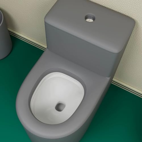 Inodoro sin tapa con asiento acolchonado para comodidad, para residencias de cuidado y escuelas, con ahorro de agua miniatura 4