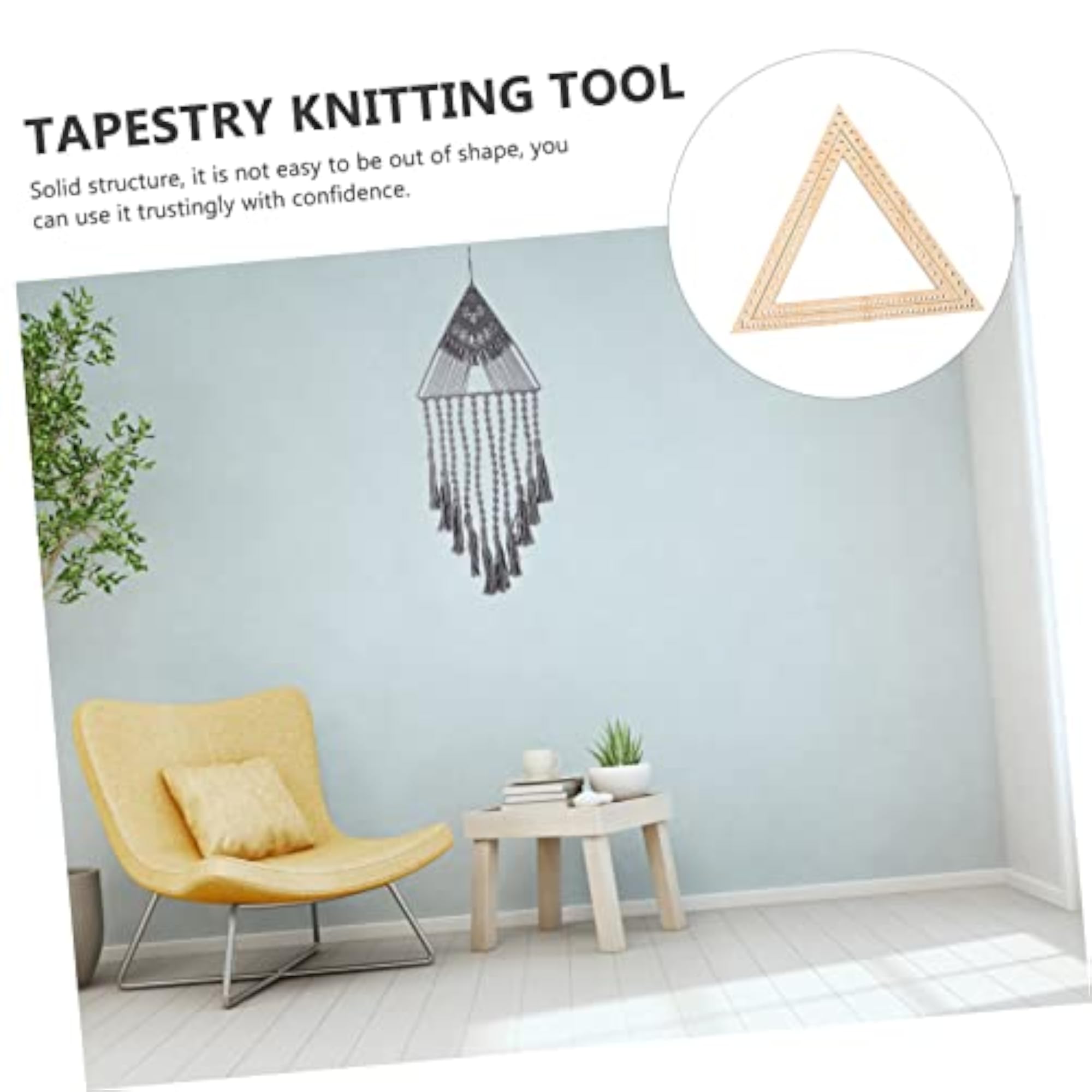 Triangle Weaving Tool for DIY Tapestry Crafting