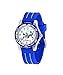 KIDDUS Orologio da Polso, Analogico. Per Bambini, Ragazzi. Con Esercizi per Imparare a Leggere l’Ora. Facilità di Lettura. Calciatore