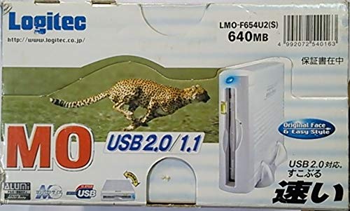 Amazon.co.jp: ロジテック USB2.0接続 外付型640MB対応 MOドライブ LMO